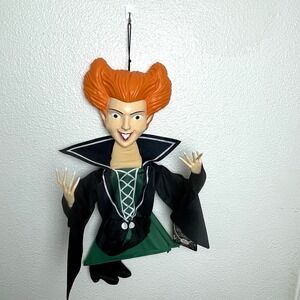 Halloween Disney Hocus Pocus Winifred Hanging Figure Decoration 36" NEW with Tag